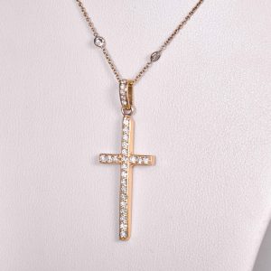 Gold Cross & Diamond Cross - Reversible