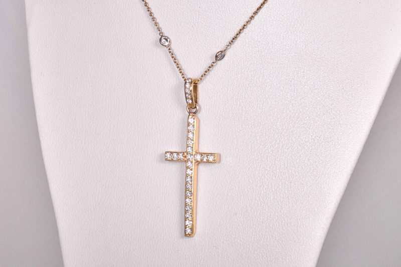 Gold Cross & Diamond Cross - Reversible
