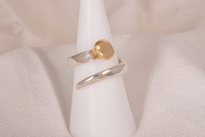 Sterling Silver Nail w/ Gold Nailhead